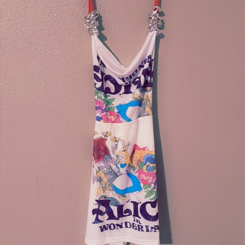 Alice in Wonderland Graphic Dress